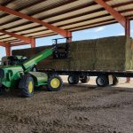 Alfalfa Hay being loading on a truck